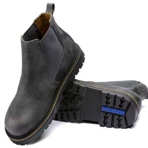 NIB Womens Birkenstock Stalon Boots Size US 7/EU 38 Graphite Nubuck